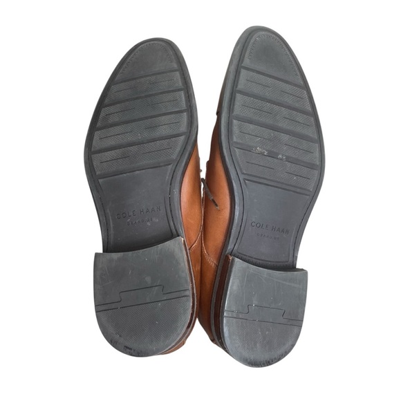 Cole Haan Men's Buckland Shoes 11 M Brown Leather Cap Toe Lace Up Oxford C28882 - Picture 8 of 13